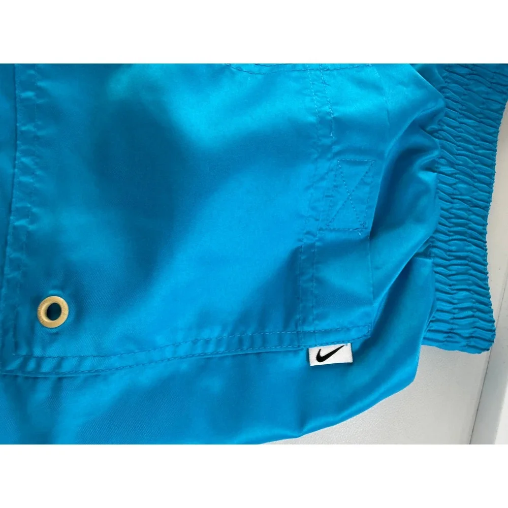 Nike Blue‎ Swim Shorts Athletic Mesh Lined Mens XLarge